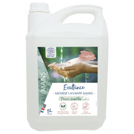 Savon mousse mains 5L Exaltance