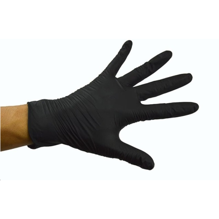 Gants Nitrile Noir Taille L