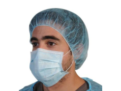Masque d'hygiène 3 plis Bleu (x50)