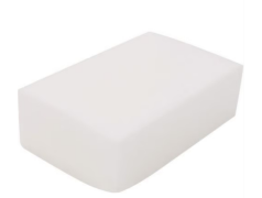 Chiffon d'essuyage éponge blanche 