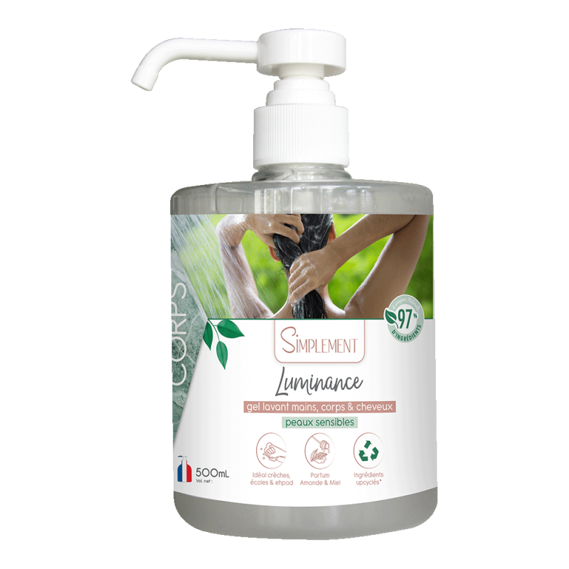 Gel douche corps, cheveux Luminance